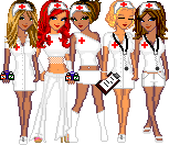 Медсестры - анимационная картинка GIF. 