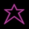 анимированный  фоновый рисунок gif - звезда