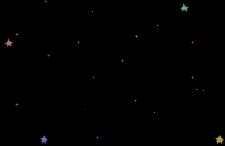 анимированный блестящий фоновый рисунок gif - звездочки